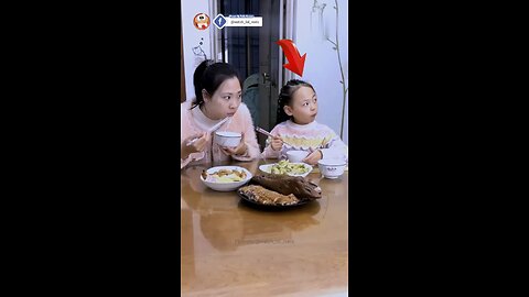 It's funny that the one who eats the slowest has to wash the dishes. 😂