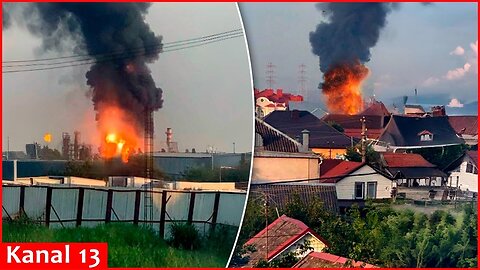 Oil depots, military bases, and rail stations set on fire as 82 drones unleash chaos in Russia