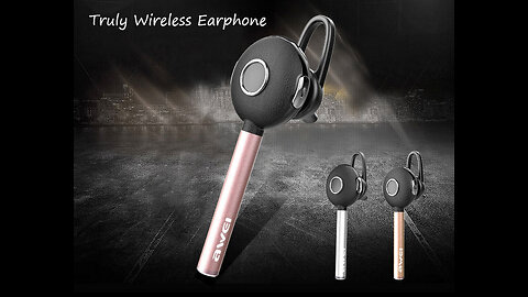 Listen Longer & Better with Truly Wireless Bluetooth Earphone