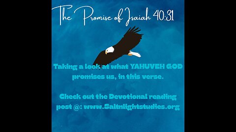 The Promise of Isaiah 40:31