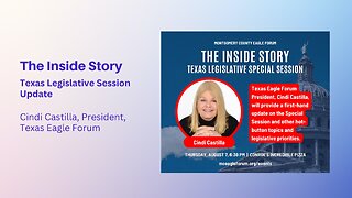 The Inside Story on the Texas Special Session