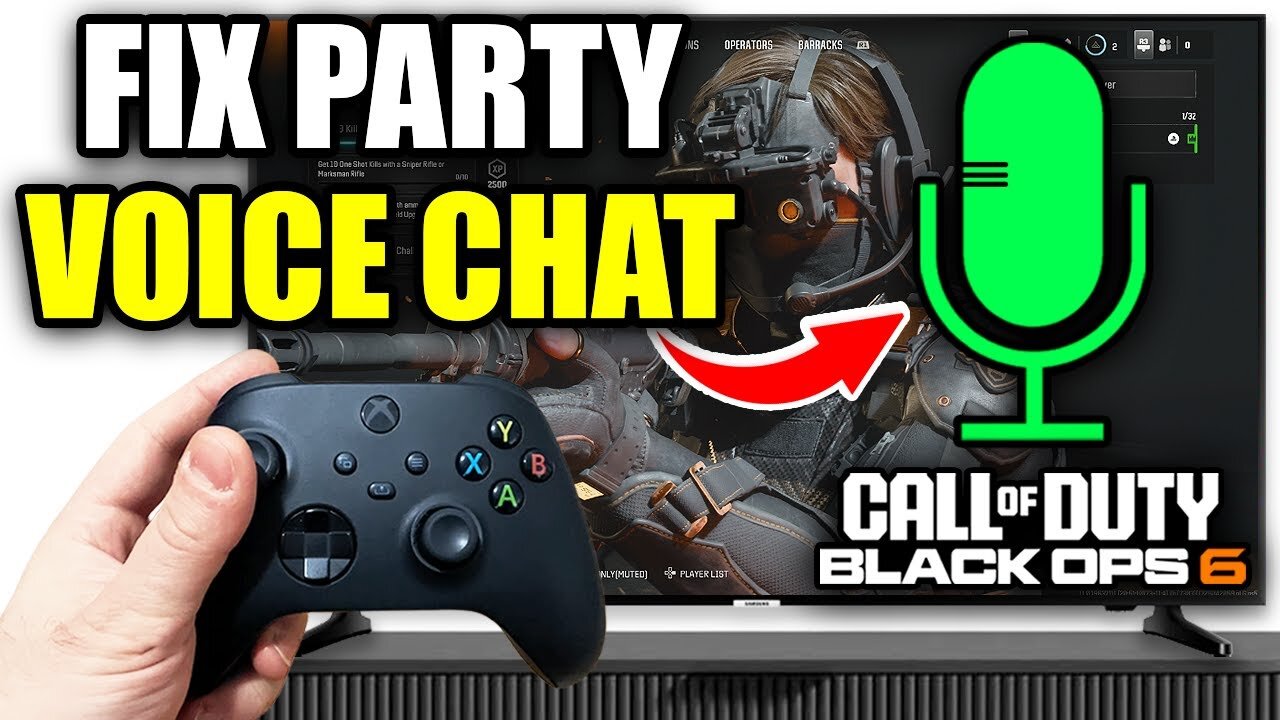 How To Fix Party Voice Chat & Mic In COD Black Ops 6 On Xbox