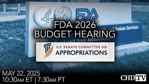 FDA 2026 Budget Hearing With Marty Makary
