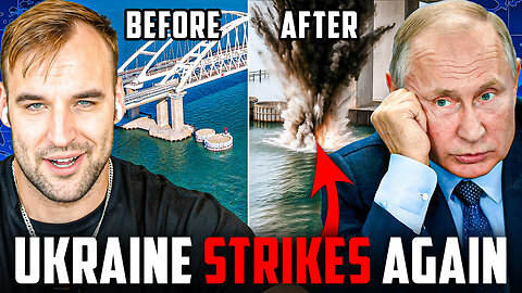 Kerch Bridge ATTACKED! The 1100KG BLAST That Rocked the Crimean Bridge! Ukraine Update