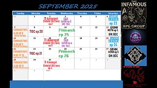 SEPTEMBER 2025 CALENDAR