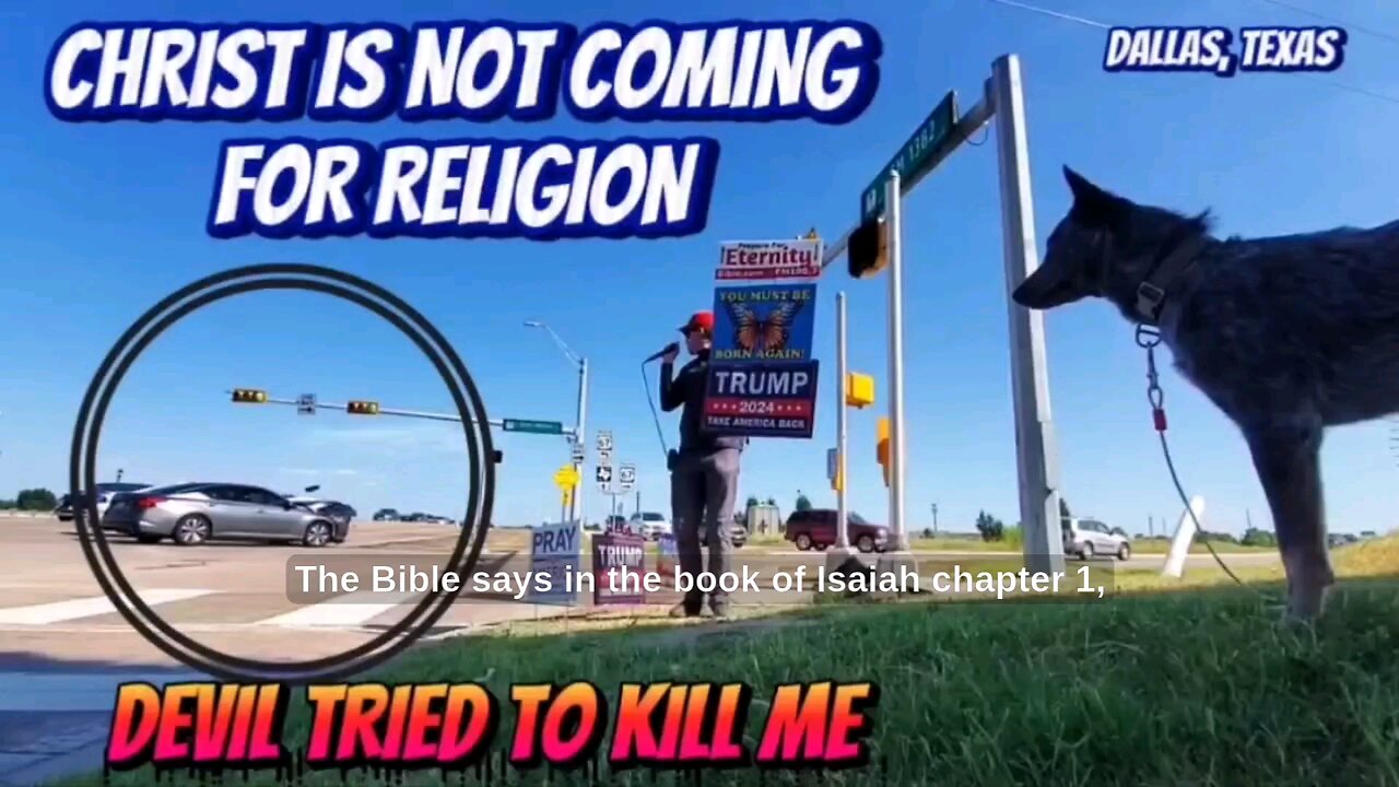 ⏳️Christ is not Coming for Religion. The devil tried to kill me where I usually stand