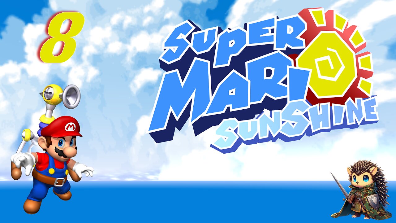 Unlocking all FLUDD Upgrades & Pianta Village - Super Mario Sunshine BLIND [8]