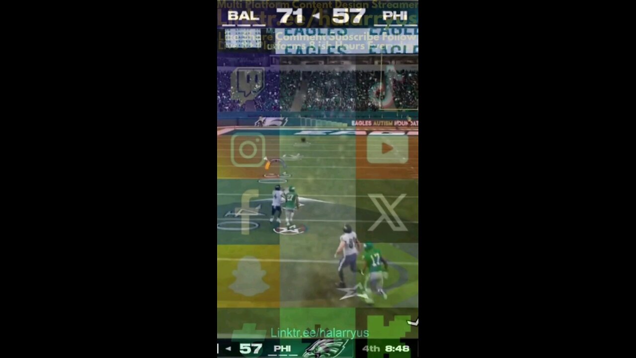 Most Receiving TD Record BAL 78 vs PHI 56 #AllMadden #Madden25 #NFLmadden #madden