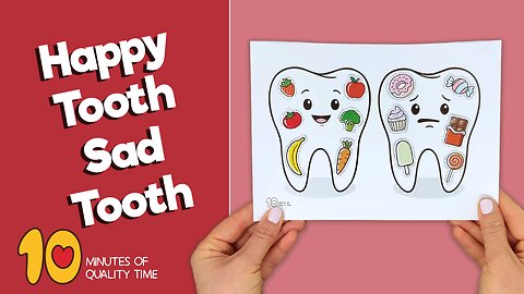 Happy Tooth Sad Tooth Craft