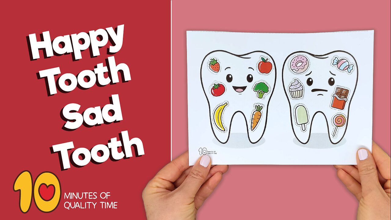 Happy Tooth Sad Tooth Craft