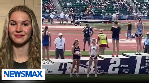 Female high jumpers refuse to take podium with trans athlete | Wake Up America