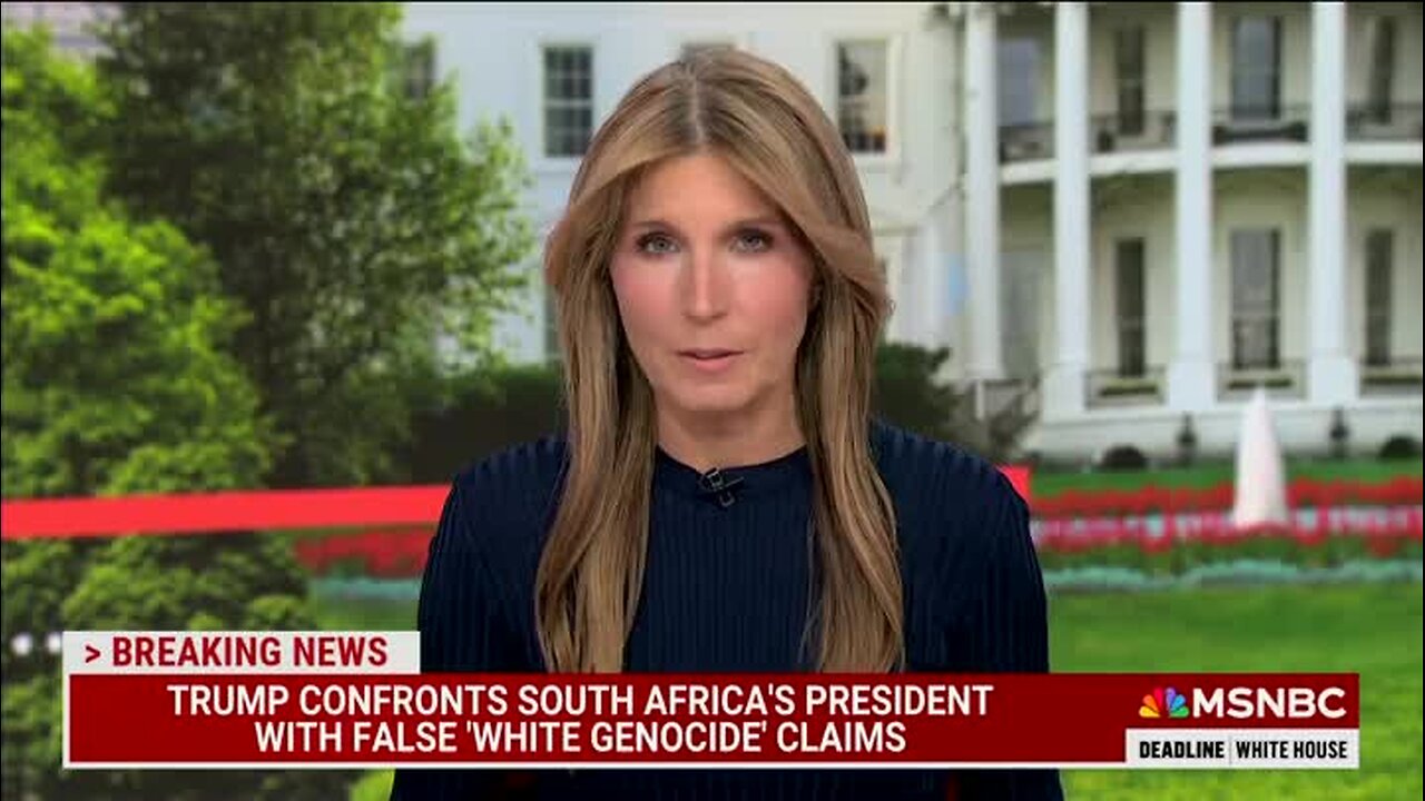 MSNBC’s Wallace on Trump Hosting South African President: ‘Sitting Inside a Gilded Oval Office, Again Tarnishing America’s Image Around the World’