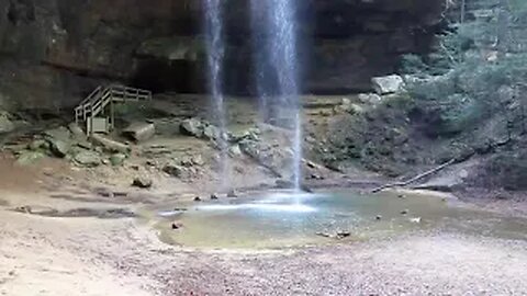 Ash Cave Hocking Hills Ohio winter