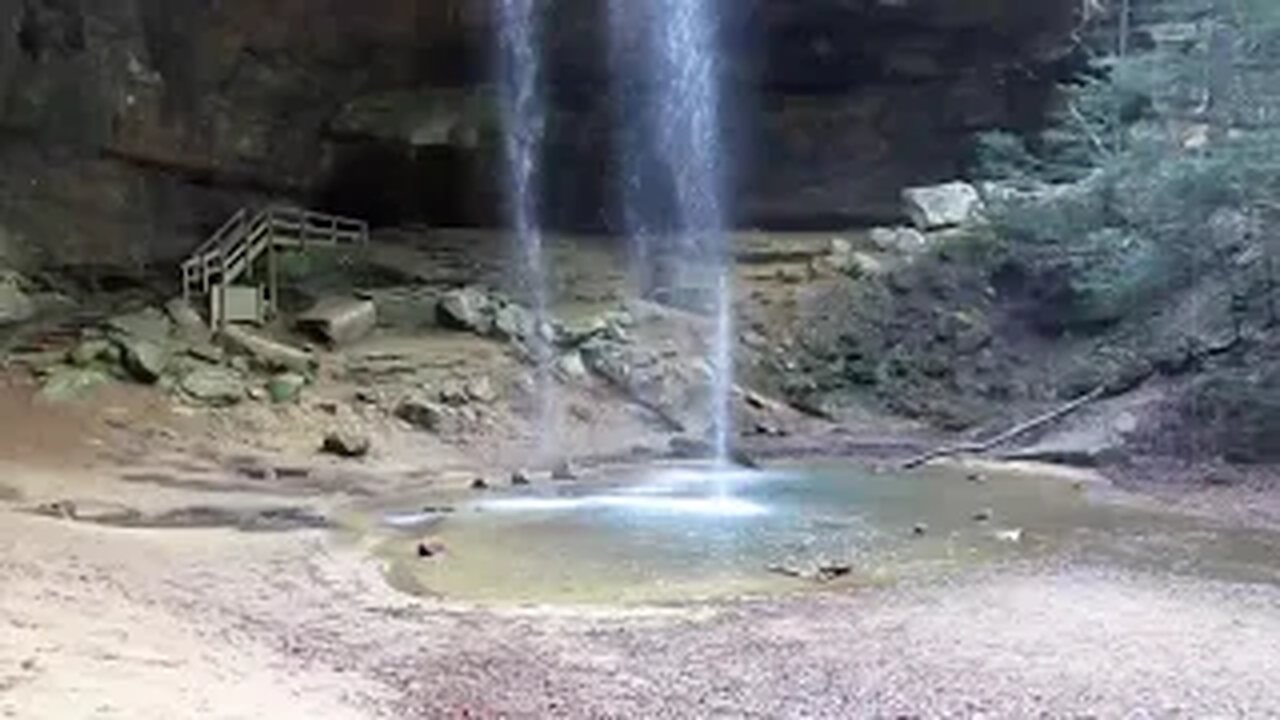 Ash Cave Hocking Hills Ohio winter