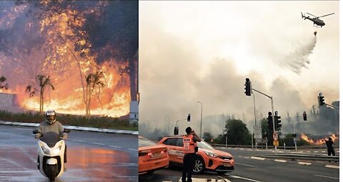 2 minutes ago! Israel can t cope with new massive fires! 2 million people evacuated in 12 hours!