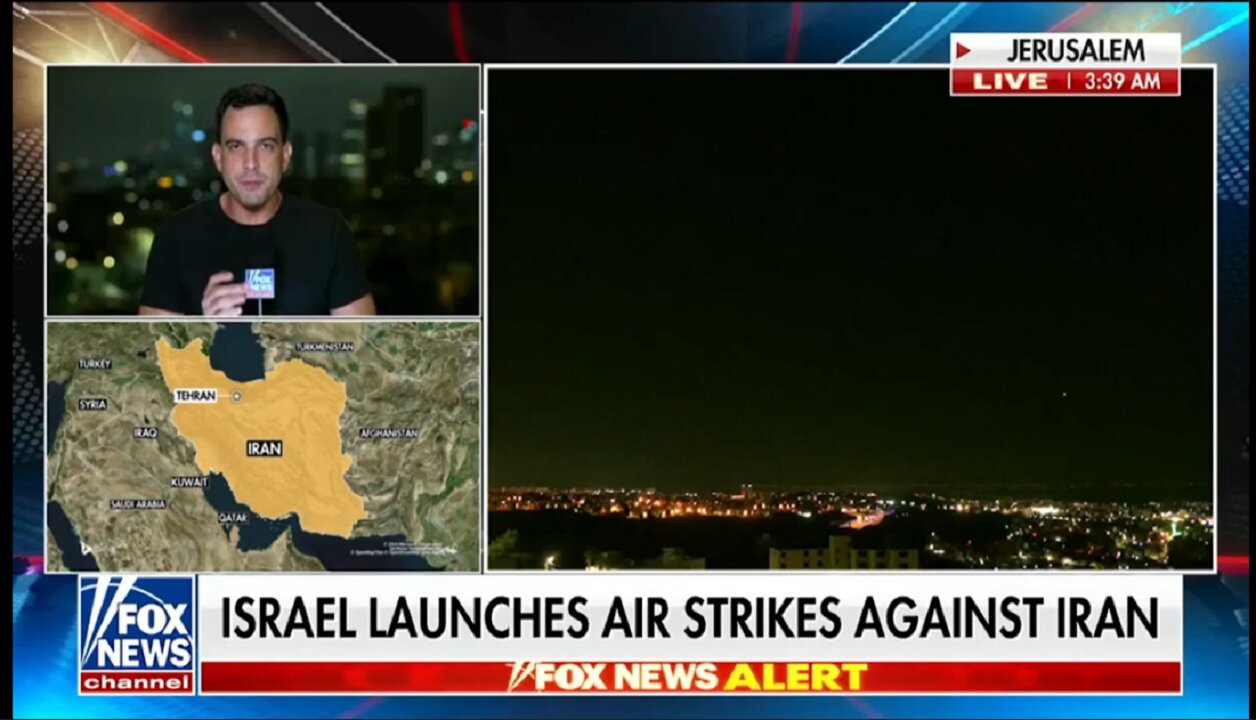 ISRAEL LAUNCHES AIR STRIKES AGAINST IRAN
