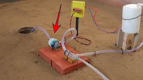 DIY water pump | micro water pump | scientific engineering! #handmadeDIY #sciencesmallexperiment