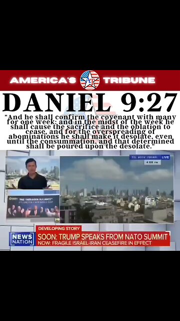 Daniel 9:27 And he shall declare a covenant with many for one week..