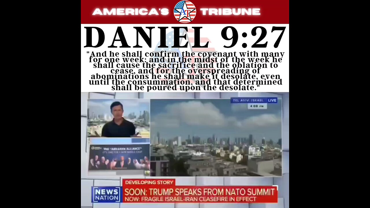 Daniel 9:27 And he shall declare a covenant with many for one week..