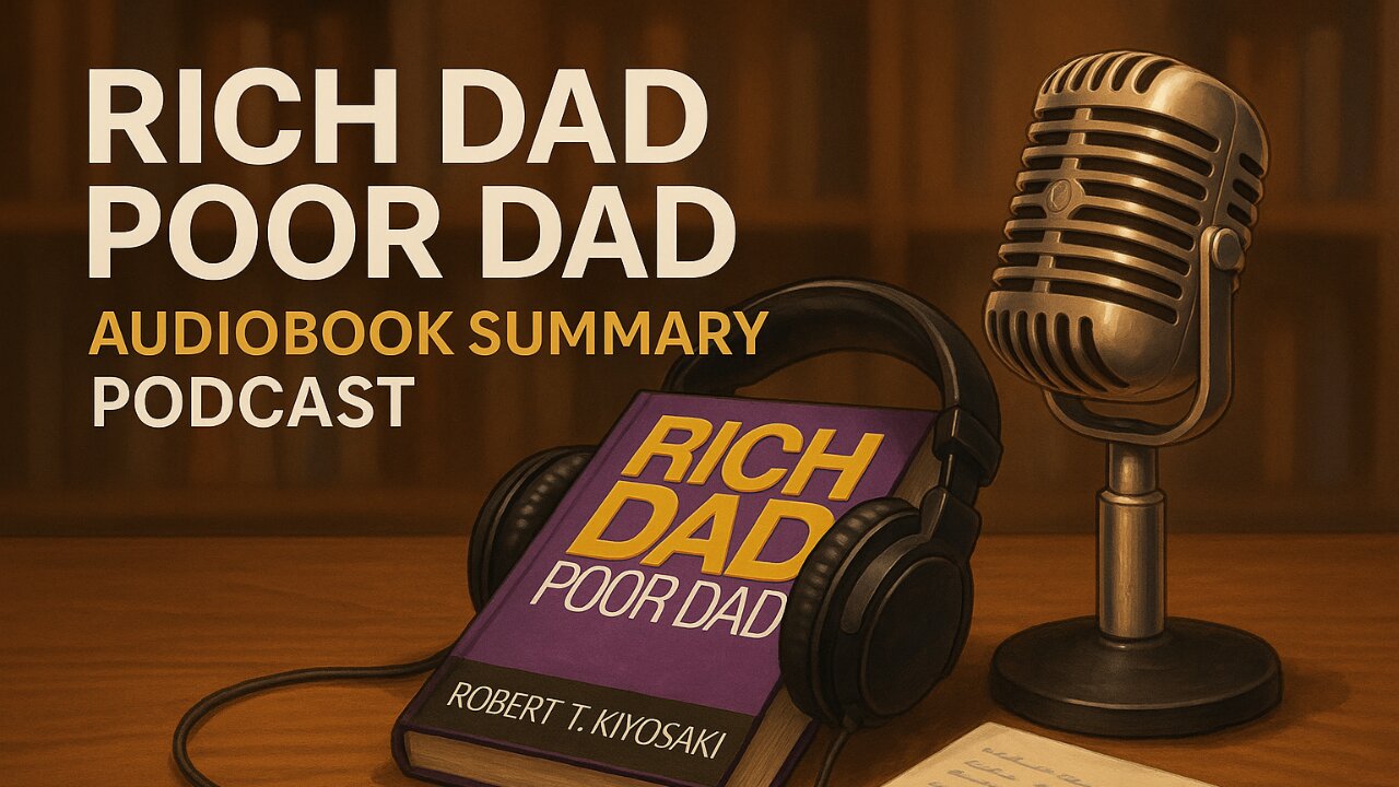 Rich Dad Poor Dad Audiobook Summary | Build Wealth Mindset | Podcast Style