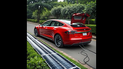HOW TO CHARGE A TESLA WITH PORTABLE SOLAR PANELS , DELL USA SYSTEM CAN RUN 2 ACs ALSO