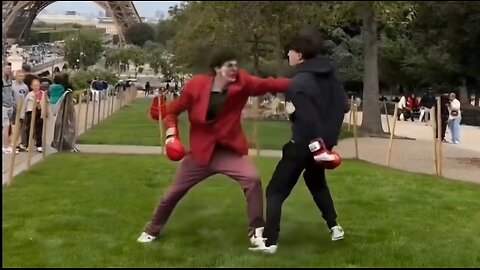 PEAK MALE CONTENT: Chrogman on IG is blowing up for fighting a random follower everyday