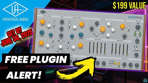 FREE PolyMAX Synth from UA 🔥 FREE PLUGIN ALERT
