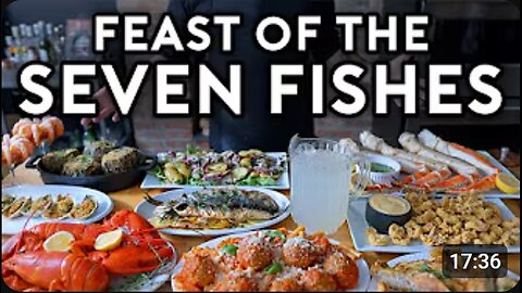 🎣🍽️ Feast of the Seven Fishes RECIPE! 🐟 | The Bear x Binging with Babish 🍝🔥