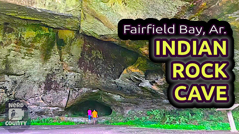 Exploring Fairfield Bay Arkansas - Part 1 - Indian Rock Cave