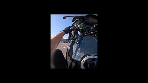 Ninja h2r doing stunt