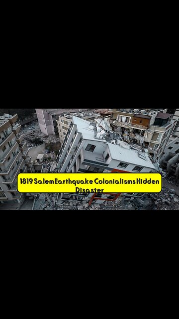 1819 Salem Earthquake: Colonialism's Hidden Disaster #India #EarthquakeHistory