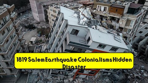 1819 Salem Earthquake: Colonialism's Hidden Disaster #India #EarthquakeHistory