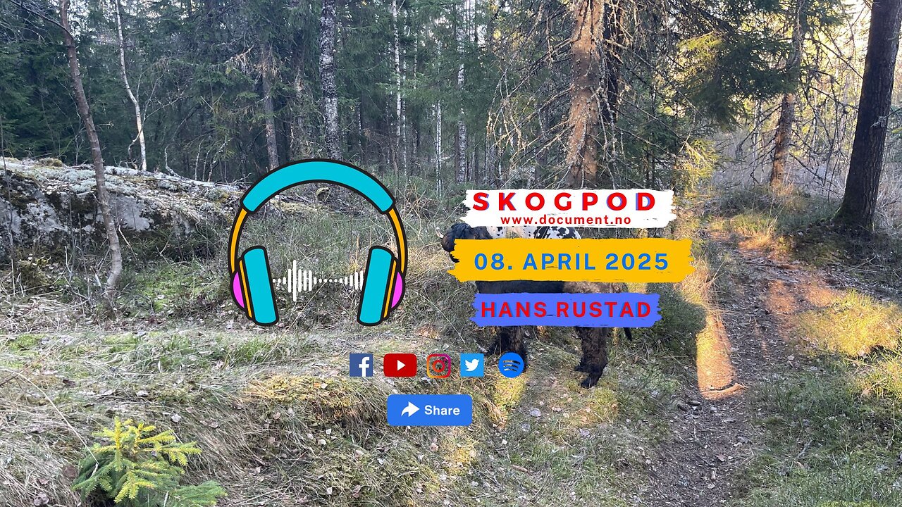 Skogpod med Hans Rustad 8. april 2025