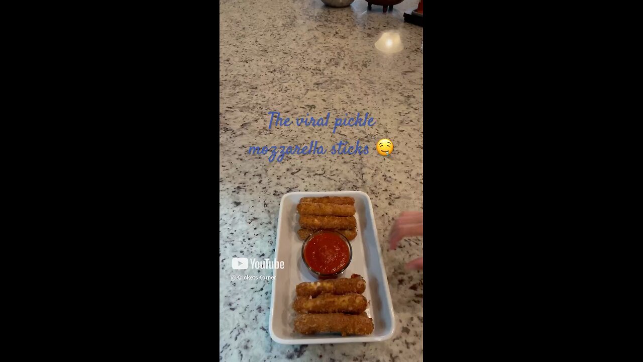 Viral Fried Pickle Mozzarella Sticks