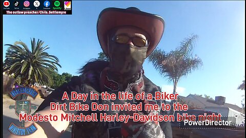 A day in the life of a Biker Dirt Bike Don invited me to Modesto Mitchell Harley-Davidson bike night