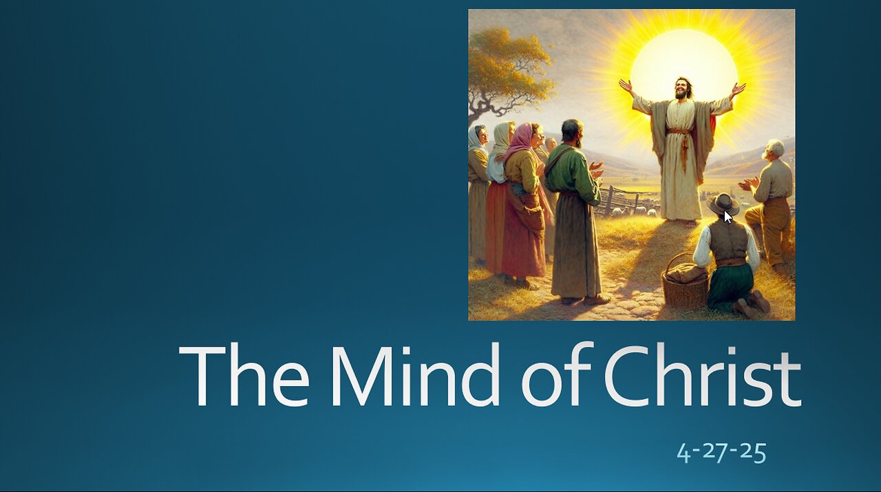 THE MIND OF CHRIST: THE ONLY WAY WE CAN MOVE FORWARD IS IN UNITY OF FAITH.