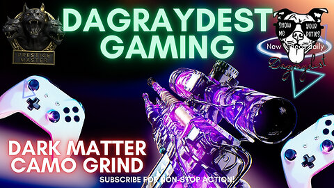 Monday Gunplay - Dark matter camo Grind in Black Ops 6