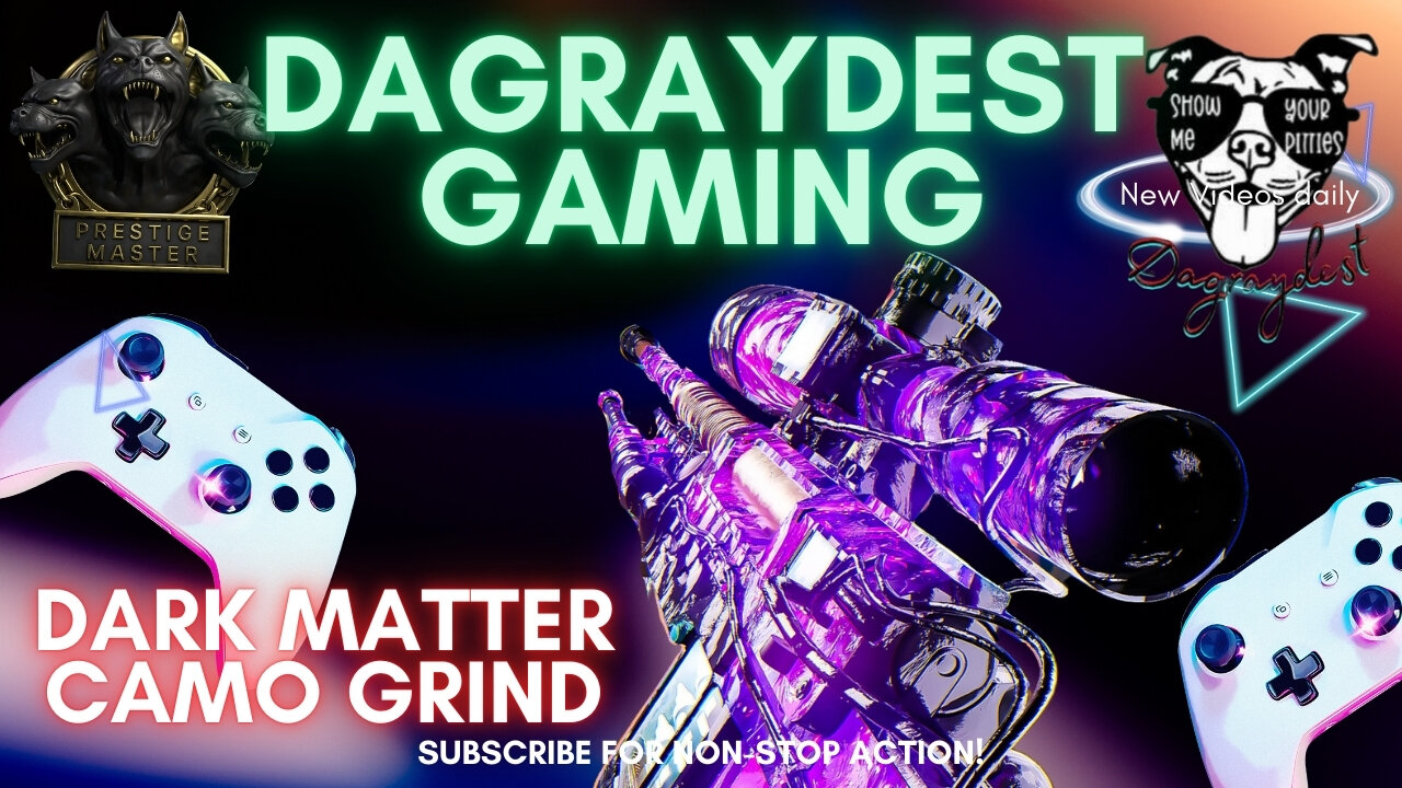 Monday Gunplay - Dark matter camo Grind in Black Ops 6