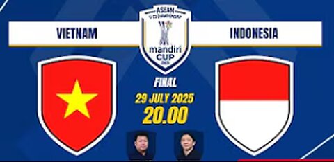 LIVE🔴 : Vietnam U23 vs Indonesia U23 | ASEAN U-23 Mandiri Cup™ 2025 (Final) | 29.07.25
