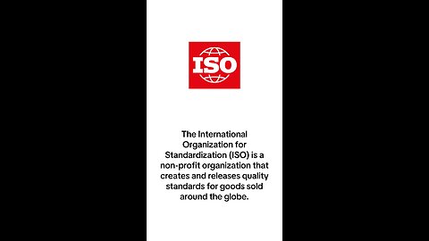 What is ISO (International Organization for Standardization)?