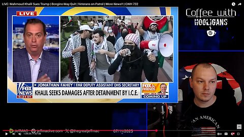 LIVE: Mahmoud Khalil Sues Trump | Bongino May Quit | Veterans on Patrol | More News!! | CWH 732