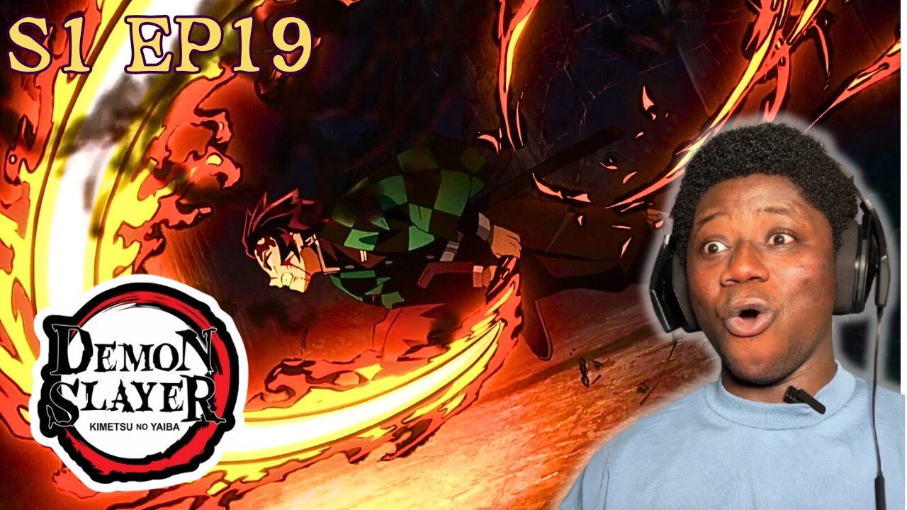 ⚔️ "TANJIRO’S HINOKAMI KAGURA IS EPIC! 🔥😭 | Demon Slayer S1 Ep 19 Reaction | AlmostAnime"