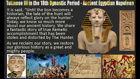 Tutmose III in the 18th Dynastic Period - Ancient Egyptian Napoleon