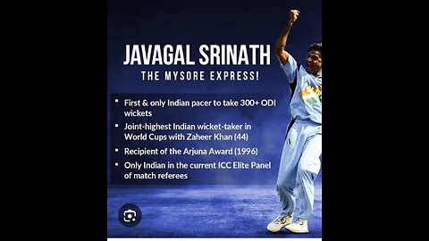 Javagal Srinath's brilliant spell v Sri Lanka |2003 CWC