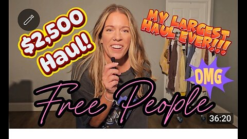 Free People $2,500 Haul And Reviews! My Biggest Ever!!!