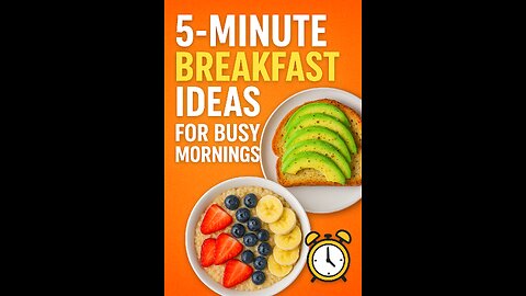5-Minute Breakfast Ideas for Busy Mornings 🍳 | Quick & Healthy Recipes to Start Your Day Right!