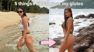 Sonya Jess | 5 Things I Did to Grow My Glutes – Fitness Progress Tips