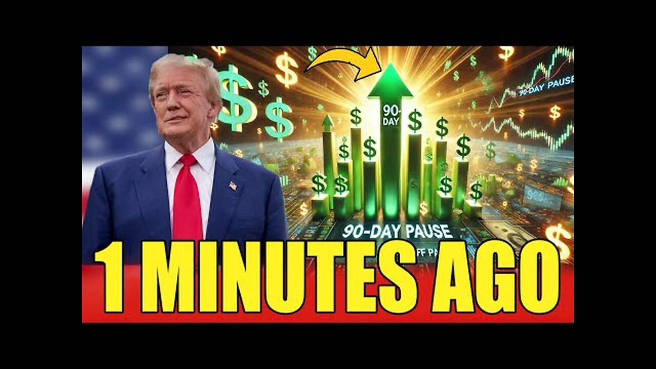 Markets SKYROCKET After Trump’s STUNNING 90-Day Tariff Pause!