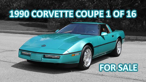 1990 CORVETTE COUPE 1 OF 16 FOR SALE BY COUNTY CORVETTE