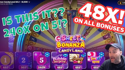 Sweet Bonanza Candyland! MEGA HIT??